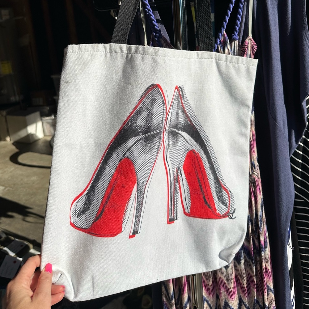 Oliver Gal Red Bottom High Heels Tote